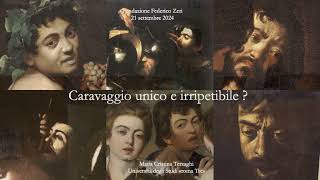 Caravaggio unico e irripetibile   Maria Cristina Terzaghi [upl. by Kared485]