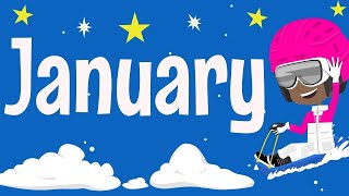 January A Fun Animation All About The First Month Of The Year [upl. by Nai]