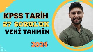 KPSS Tarih Yeni Tahmin 2024  KPSS LisansÖnlisans kpss kpss2024 [upl. by Ibby920]