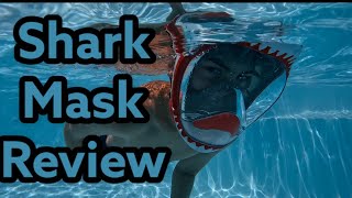 NEBIBO Kids Shark Snorkel Full Face Mask Review Unboxing [upl. by Oznarol]