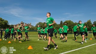 Celtic FC  UCL training as the Hoops prepare to host Linfield [upl. by Howey]