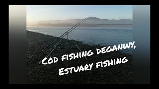 Shore fishing  Cod fishing in deganwy on the Conwy estuary [upl. by Umberto]