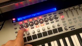 Novation MkII  Ketron SD90  control sound setting explained [upl. by Larrad]