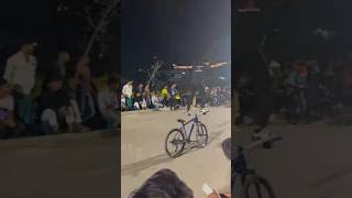 Stunt show 💥  crazy stunt cycle vairalvideo foryou shorts india vairalshort mtb [upl. by Eelra]