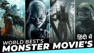 TOP 5 Greatest Giant Movie Monsters  Biggest Movie Monsters Explained in Hindi  Part  2 [upl. by Eillime]