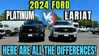 2024 Ford F150 Platinum VS Lariat  Here Are All The Differences [upl. by Sybyl]