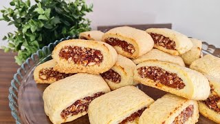 Ricetta Settembrini biscotti ripieni di fichi e mandorle  in cucina con ivana [upl. by Kikelia]