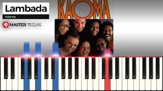 Lambada Chorando Se Foi  Kaoma  Piano Tutorial [upl. by Comstock907]