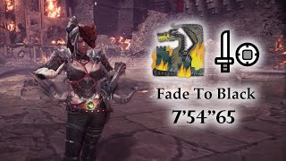 MHWIB PC Fatalis Fade to Black ミラボレアス SnS Solo Speedrun SNS 75465 [upl. by Chema]