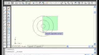 AutoCAD Basics Online Beginners Quick Video Tutorial Lessons  2A [upl. by Orbadiah]