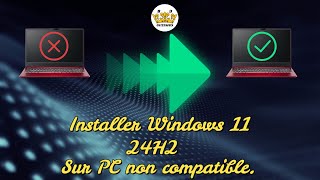 Comment installer Windows 11 24H2 sur PC non compatible Voici la solution [upl. by Mcspadden]