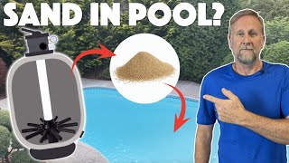 Filter Sand in Your Swimming Pool  Dealing With Broken Laterals [upl. by Ahsauqram]