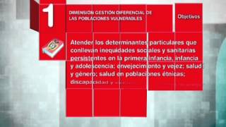 Plan Decenal de Salud Pública Gestión Diferencial [upl. by Anitsugua773]