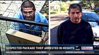 Suspected package thief arrested in Houstons Heights [upl. by Tala904]