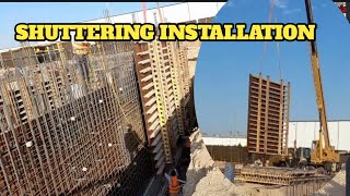 External shuttering installation for water tank [upl. by Fayola247]