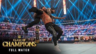 FULL MATCH Roman Reigns vs Jey Uso — Universal Title Match WWE Clash of Champions 2020 [upl. by Aklim]