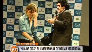 Visión Siete quotHija de Diosquot el unipersonal de Dalma Maradona [upl. by Haiacim]