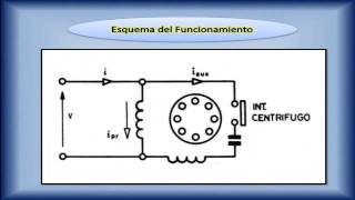 Motor monofasico con arranque por capacitor [upl. by Kristo]