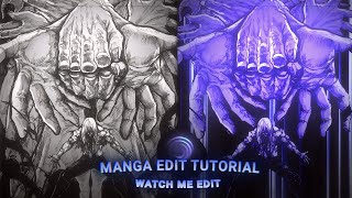 Manga Edit Tutorial  Alight motion Preset [upl. by Llertniuq]