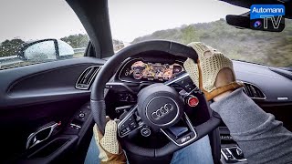 Audi R8 RWS  POV Handling DRIVE 60FPS [upl. by Auqinimod877]