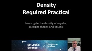 07 Density Required Practical AQA GCSE Physics [upl. by Brower945]