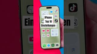 Top 10 iPhone Einstellungen shorts [upl. by Ahsetan378]