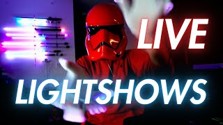 Lightshows LIVE Gloving amp Chill [upl. by Nived874]