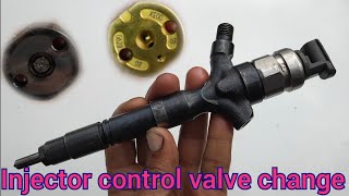 common rail injector fuel control valve New installed  1kd 2kd common rail injector repair [upl. by Eninnaj]