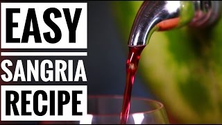 Easy Sangria Recipe How to make Sangria at home  Chef Jon Ashton [upl. by Primo]