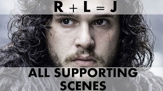 RLJ Who is Jons Mother  ALL SHOW SCENES COMPILATION  GAME OF THRONES [upl. by Esimehc]