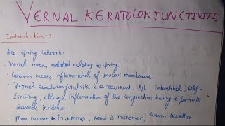 Vernal Keratoconjunctivitis Ophthalmology [upl. by Derr]