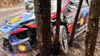 Thierry Neuville crash WRC JAPAN 2023 after Start [upl. by Ariel]