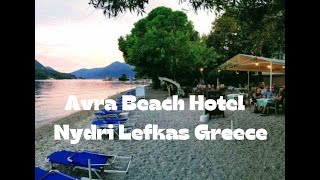 Avra Beach Hotel Nydri Lefkas Greece [upl. by Shlomo]