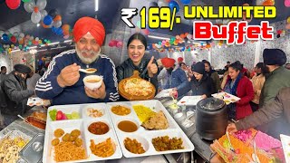 UNLIMITED BUFFET  PIZZA PASTA amp 20 ITEMS  CHEAPEST VEG BUFFET IN INDIA  OSM Buffet Ludhiana [upl. by Nidnal]