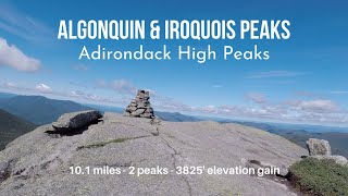 Algonquin Peak amp Iroquois Peak  Adirondacks NY [upl. by Nairot]