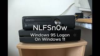 Windows 95 Logon on Windows 11 4K [upl. by Nellahs]