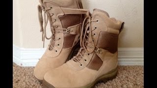 Maelstrom Landship 8quot tactical military boots review  MuddyTigerOutdoors [upl. by Tonl247]