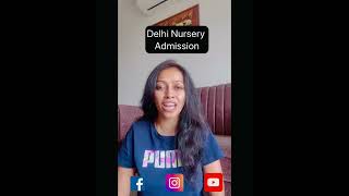 Delhi Nursery Admission 202526  Nursery School Admission 202526  Delhi Nursery Forms [upl. by Selinski]