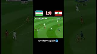 🇺🇿Ozbekiston 10 🇱🇧Livan live uzbekistan uzbekistan🇺🇿 shorts futbol soccer uzb uzbek [upl. by Oliana]