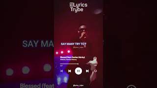 Wizkid ft Damian Marley  Blessed Lyrics lyricstrybe afrobeats [upl. by Noiwtna]