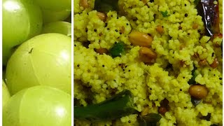 Organic Foxtail Millets Rice amp కొర్రల ఉసిరికాయ పులిహోర Foxtail Millets Amla Rice Making [upl. by Asillam187]