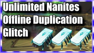 Unlimited Nanites Offline Duplication Glitch  No Mans Sky [upl. by Meyers]