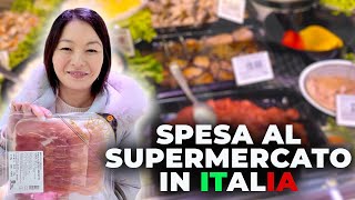 UNA GIAPPONESE AL SUPERMERCATO IN ITALIA Spesa al supermercato in Italia [upl. by Aerbas]