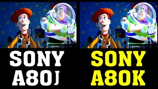 Sony A80J vs Sony A80K  Sony A80K OLED TV Review  Sony A80J Review  Sony A80K Settings [upl. by Dnomhcir]