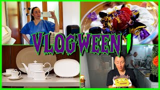 GASTROSCOPIA  GIRO IN RINASCENTE  RICETTA HALLOWEEN 🎃 VLOGWEEN 1 🎃 Fabiola Genovese Vlog [upl. by Semyaj548]