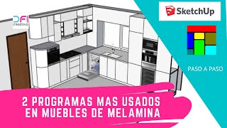 2 Programas mas usados para hcer muebles de melamina [upl. by Robyn]