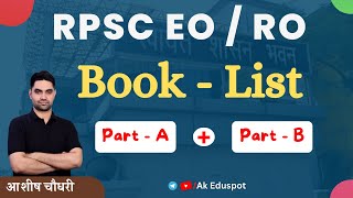 RPSC EO RO EXAM 2025। BOOK LIST । बेहतरीन रणनीति । PART A and PART  B [upl. by Bouchard]