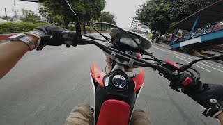 【CRF250L】POV CRFs First Encounter of Metro Manila Traffic  DJI Osmo Action 4 [upl. by Irfan]