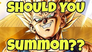 Should you Summon for Ultra Majin Vegeta in Dragon Ball Legends [upl. by Iahs149]