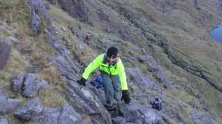 Climbing Carrauntoohil and the Beenkeragh Ridge to Beenkeragh and then Knockbrinna Kerry Mountains [upl. by Rebekah]